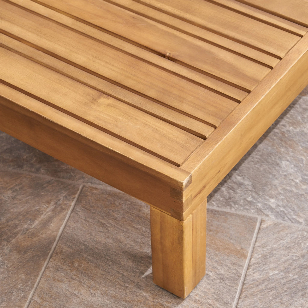 Outdoor Acacia Club Chairs