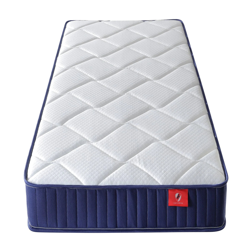 6 Inch Twin Mattress, Foam and Spring Hybrid Mattress in a Box, Medium Soft, Breathable Fabric & Adaptive Support, CertiPUR-US Certified, Twin Size Mattress in Guest and Kids Bedroom