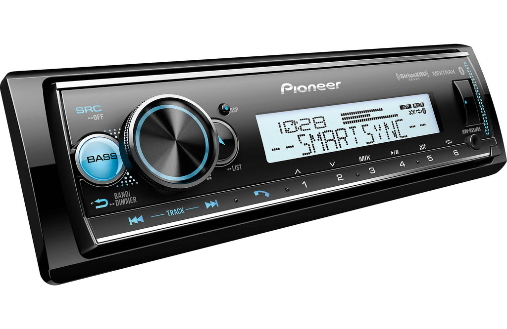 Pioneer MVH-MS512BS Marine Digital Media Receiver with SiriusXM SXV300V1 Radio Tuner Pkg