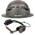 Klein Tools Karbn Hard Hat, Gray And Silver And Turbo Fan Set