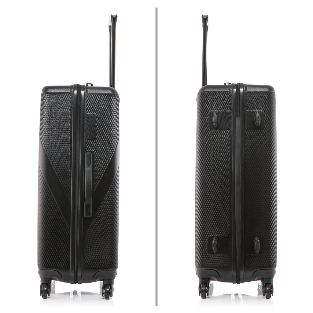 DUKAP Discovery 28" Hardside Lightweight Luggage with Spinner Wheels, Handle and Trolley, Pink
