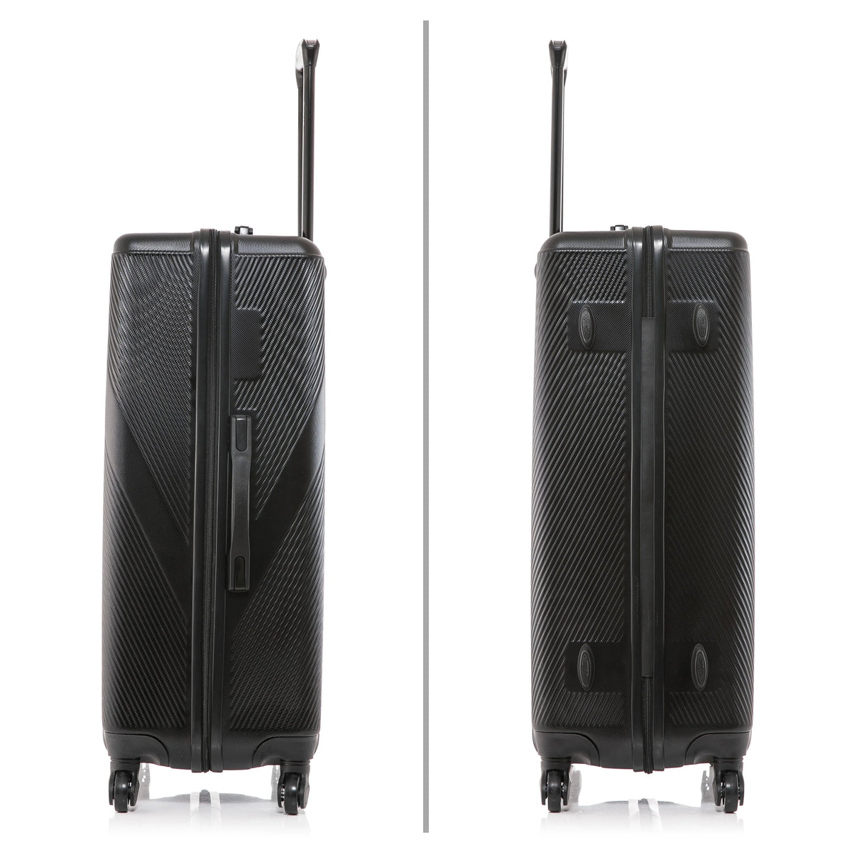 DUKAP Discovery 28" Hardside Lightweight Luggage with Spinner Wheels, Handle and Trolley, Pink