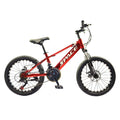 Hlaill Mountain Bike for Kids, Featuring 20-Inch Aluminuml Steel Frame and 21-Speed with 20-Inch Wheels For Unisex （Red）