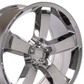 20" Replica Wheel DG04 Fits Dodge Charger Challenger SRT Rim 20x9 Chrome Wheel