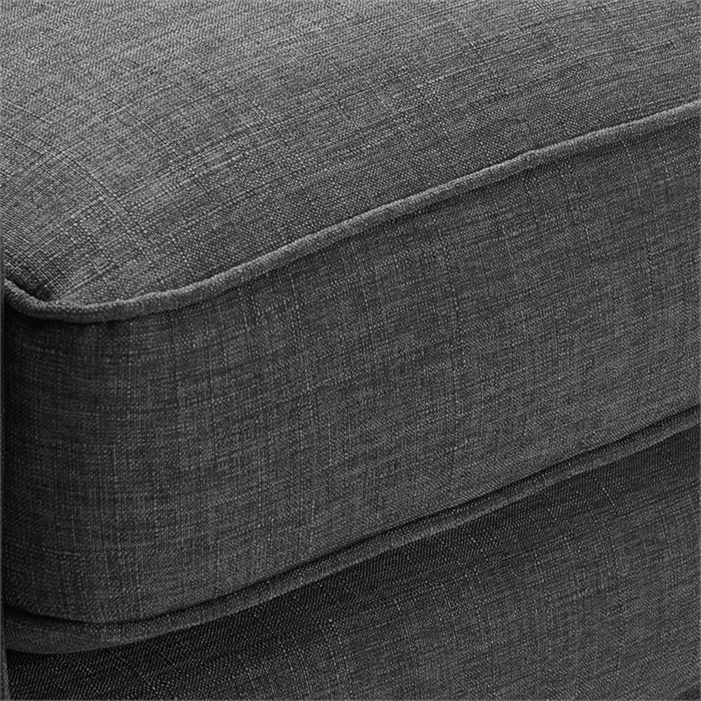 Serta Harmon Square Arm Sectional Navy Blue