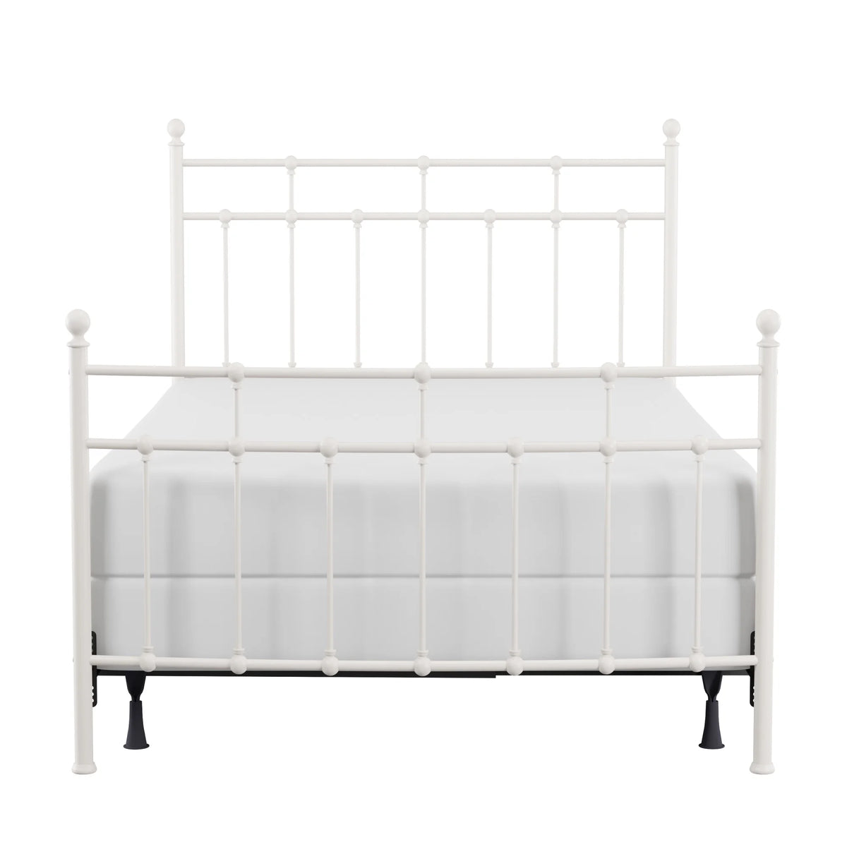 Hillsdale Furniture Providence Metal Full Bed with Spindle and Casting Design, Antique Bronze