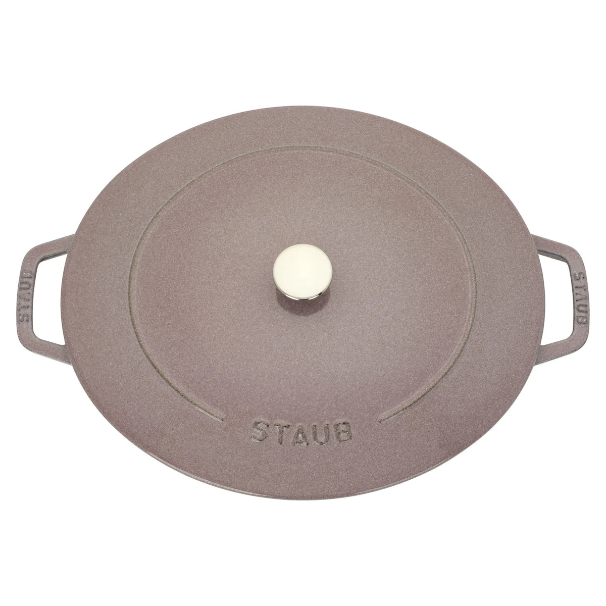 Staub Cast Iron 6.25-qt Shallow Oval Dutch Oven - Citron