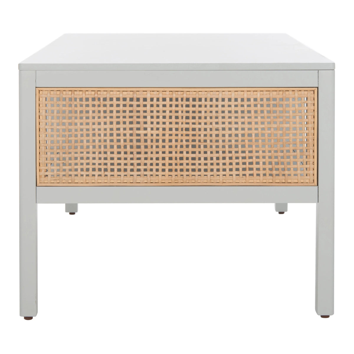 SAFAVIEH Miya Solid 2 Shelf Coffee Table Wood, Natural