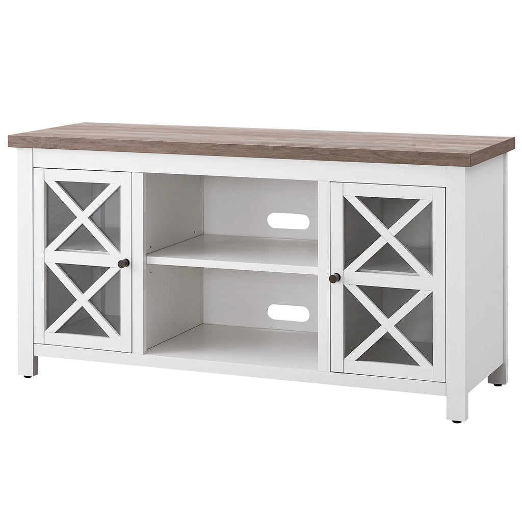 Evelyn&Zoe Colton TV Stand for TV's up to 55", White