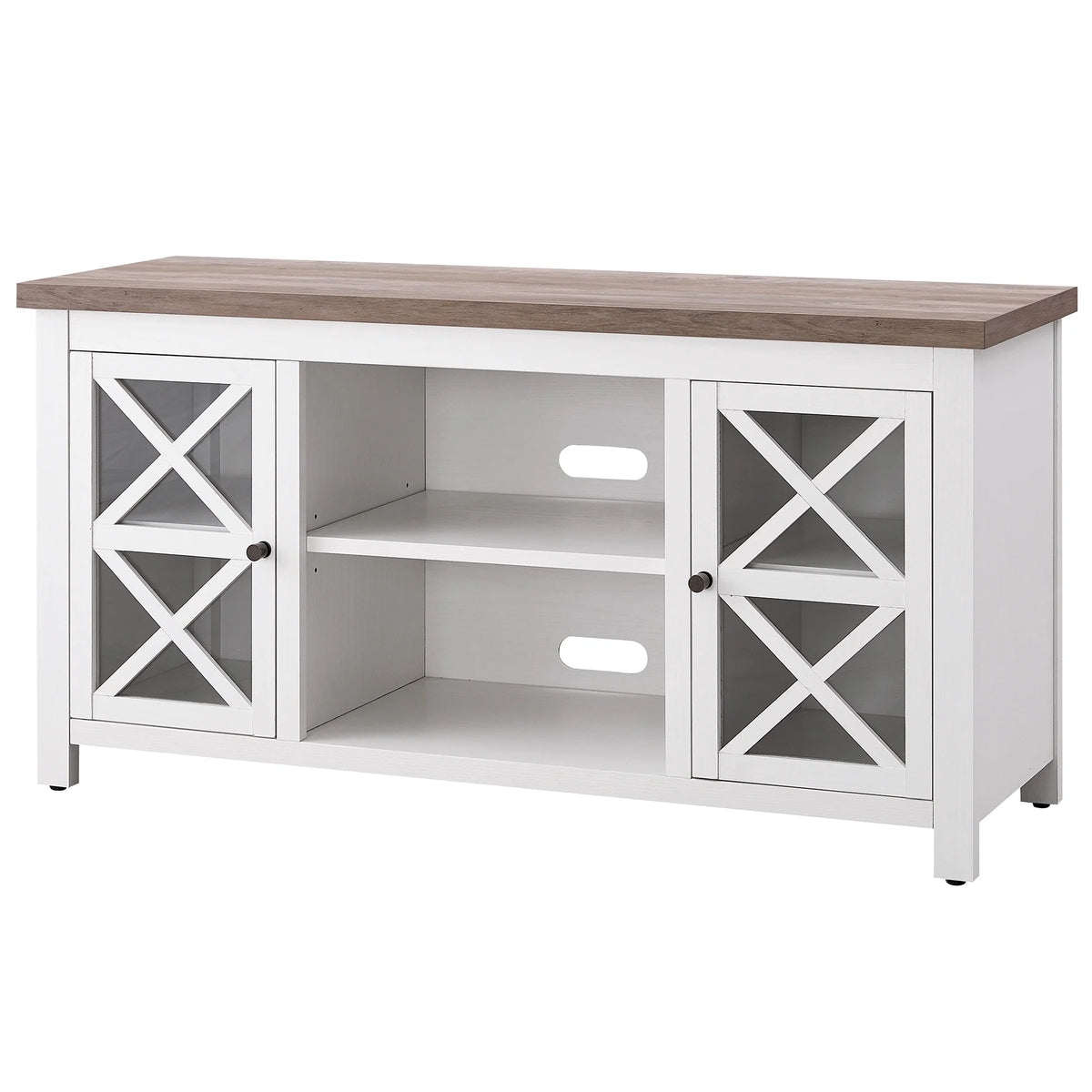 Evelyn&Zoe Colton TV Stand for TV's up to 55", White