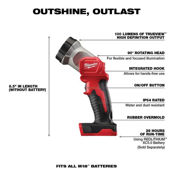 M18 18V Lithium-Ion Cordless Combo Tool Kit (6-Tool) with M18 Multi-Tool and 5.0 Ah Battery