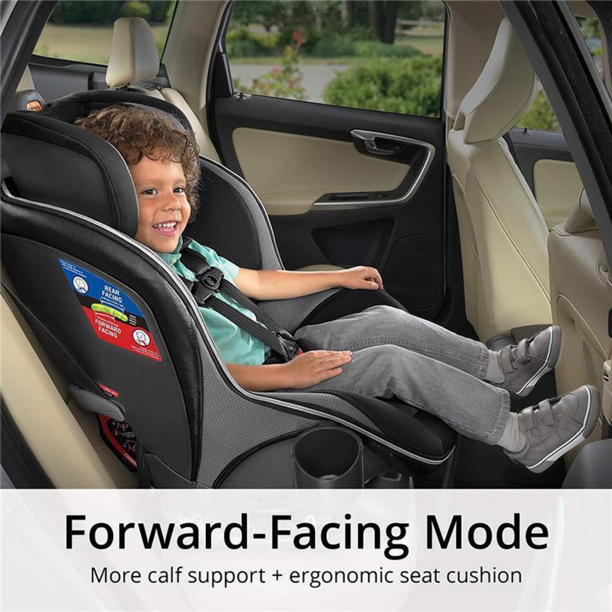 Chicco NextFit Max Zip Air Convertible Car Seat - Atmosphere (Black)