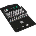 Wera 003755 8100 SA All-in Zyklop Speed Ratchet Set, 1/4" Drive with Holding Function - Metric
