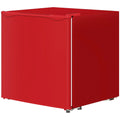 Resenkos 1.1 Cu.Ft Countertop Mini Freezer, Compact Upright Freezer with Removable Shelves, Red