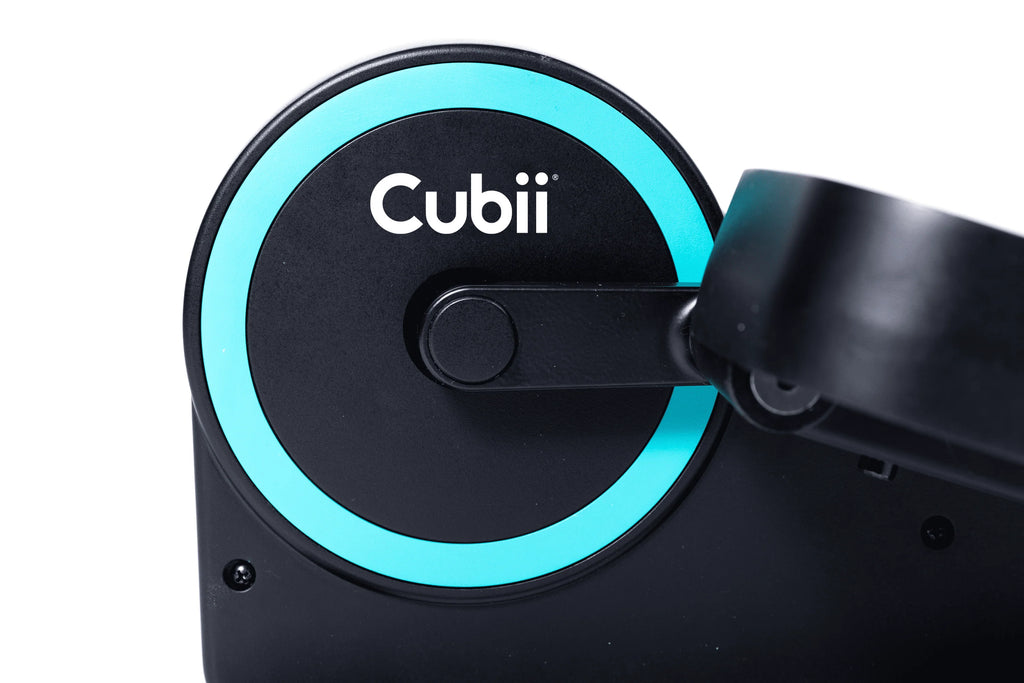 Cubii Move - Compact Seated Under Desk Elliptical Trainer, 6 Adjustable Magnetic Resistance Levels