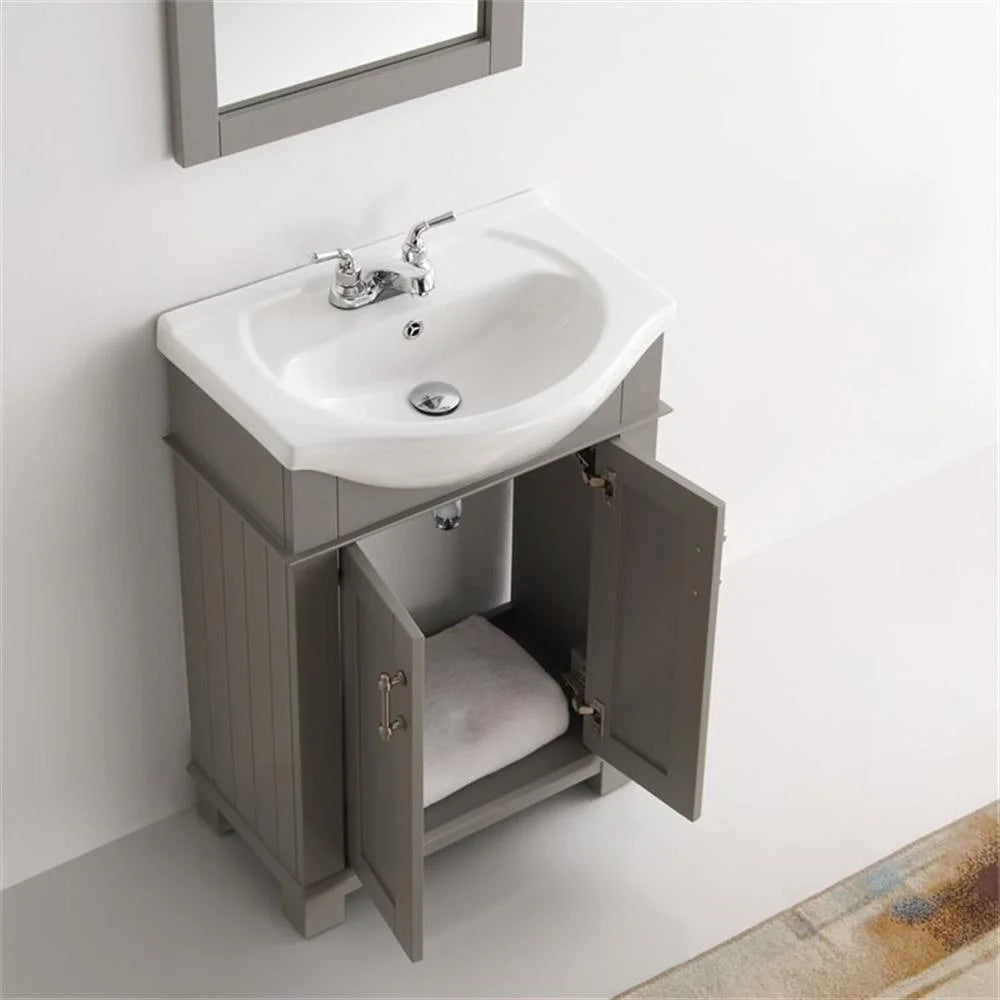 Fresca Hartford 24" White Traditional Bathroom Vanity