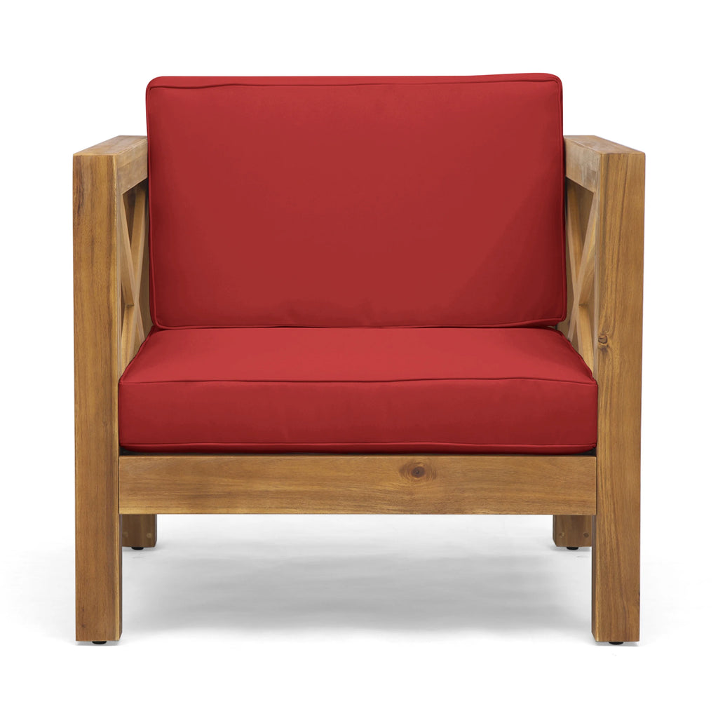 Outdoor Acacia Club Chairs