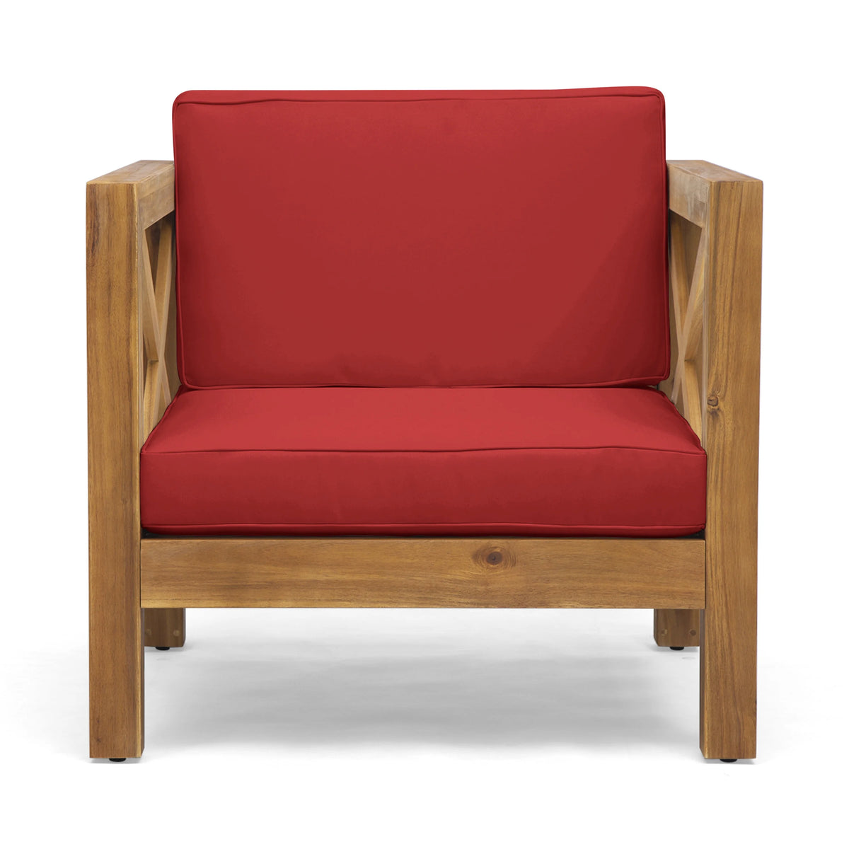 Outdoor Acacia Club Chairs