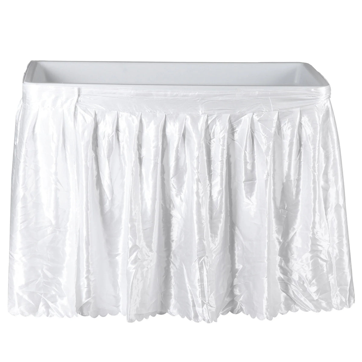 HomGarden Party Ice Cooler Table Folding Chill Table W/Skirt & Drain Hose & Bucket for Picnic Indoor Outdoor