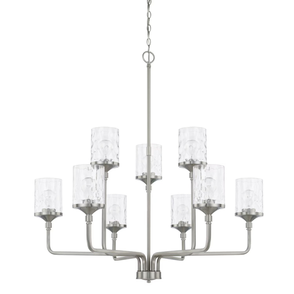 Capital Lighting 428891-451 Colton 9 Light 38" Wide Chandelier - Brass