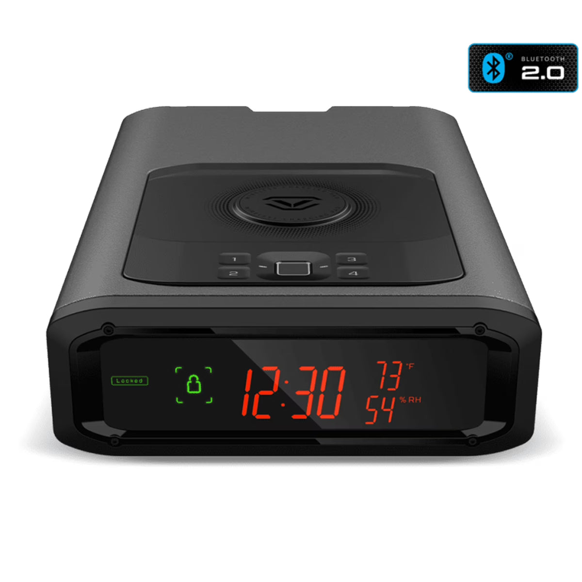 Vaultek? DS2i Smart Station Full-Size Modern Quick Access Safe with Biometric Scanner, Rugged Construction, Auto-Open Drawer, Mountable, Anti-Theft Protection, & Wireless Charging Pad