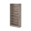 Hommoo Modern Wood Freestanding Shoe Cabinet, 8 Tiers 40-45 Pairs Shoe Storage Rack Organizer for Entryway, Gray