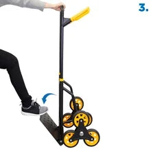 Mount-It! Stair Climber Hand Truck and Dolly , 264 lbs. Capacity Heavy-Duty Trolley Cart