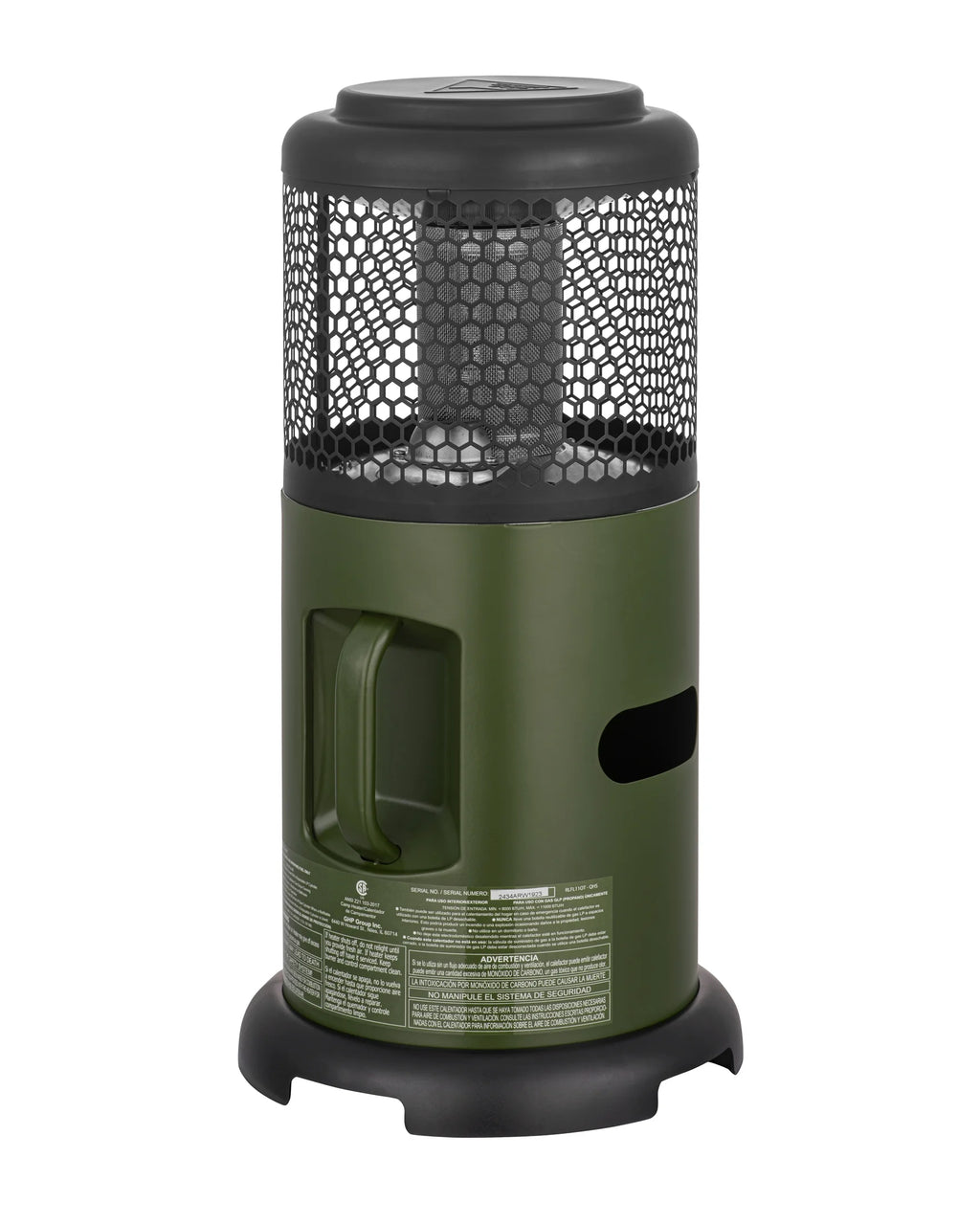Ozark Trail 360�� Propane Portable Indoor/Outdoor Heater, Green