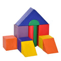 Soozier Foam Climbing Blocks for Toddlers, 11-Piece Climb and Crawl Activity Playset Building Blocks, for Aged 1-3 Years Old