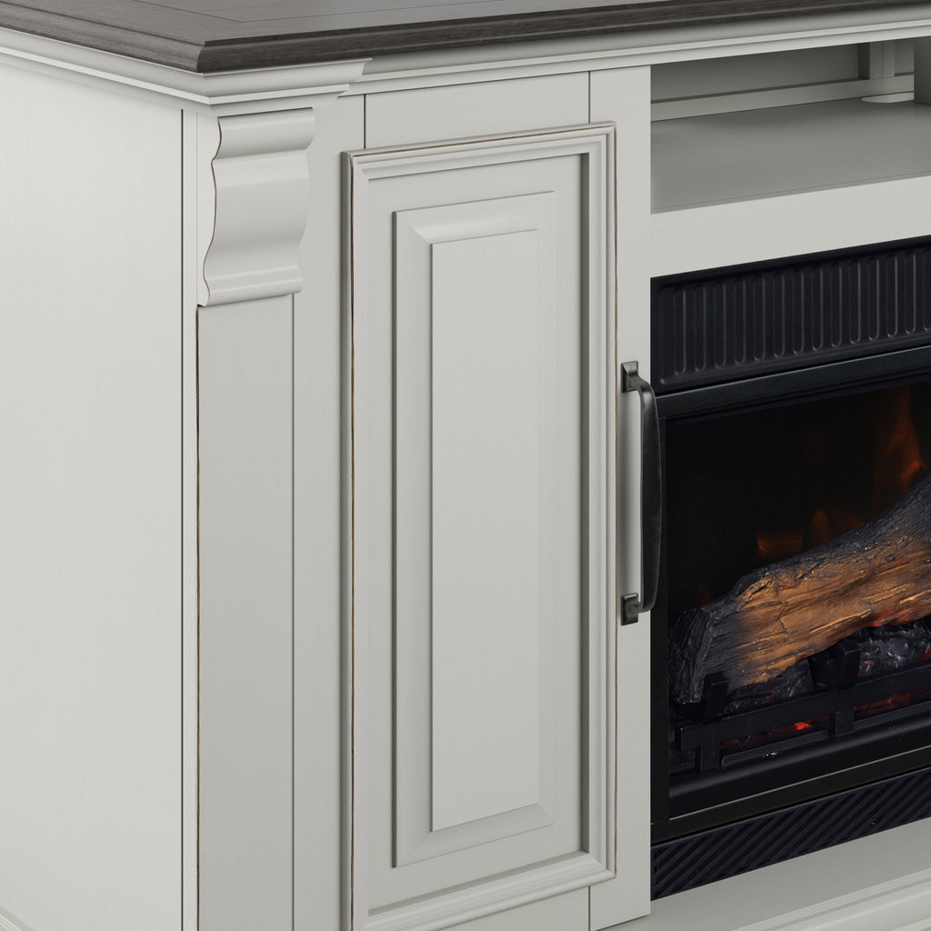 Tresanti Eloise Console with ClassicFlame CoolGlow 2-in-1 Electric Fireplace and Fan