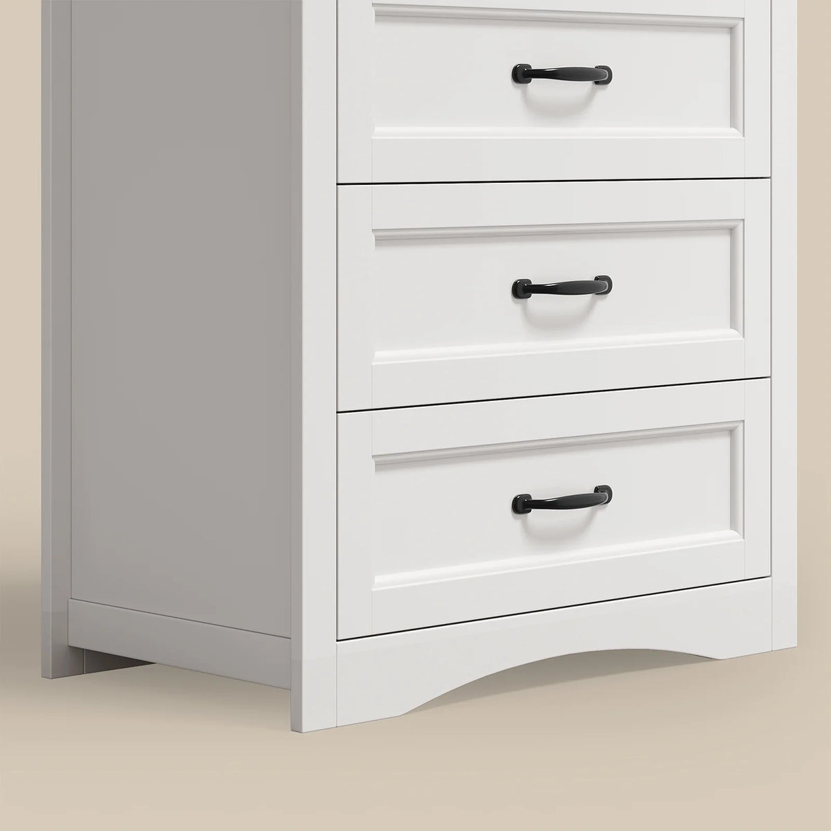 Dresser for Bedroom, Lofka 6-Drawer Wood Dresser?with Anti-Tip Safety for Closet| Living Room
