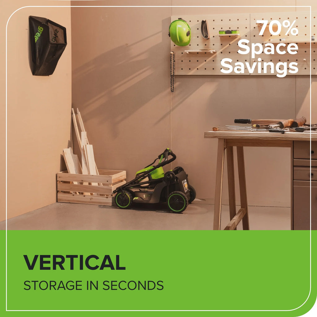 Greenworks 60V 17" Cordless Battery Push Lawn Mower w/ 4.0Ah Battery & Charger