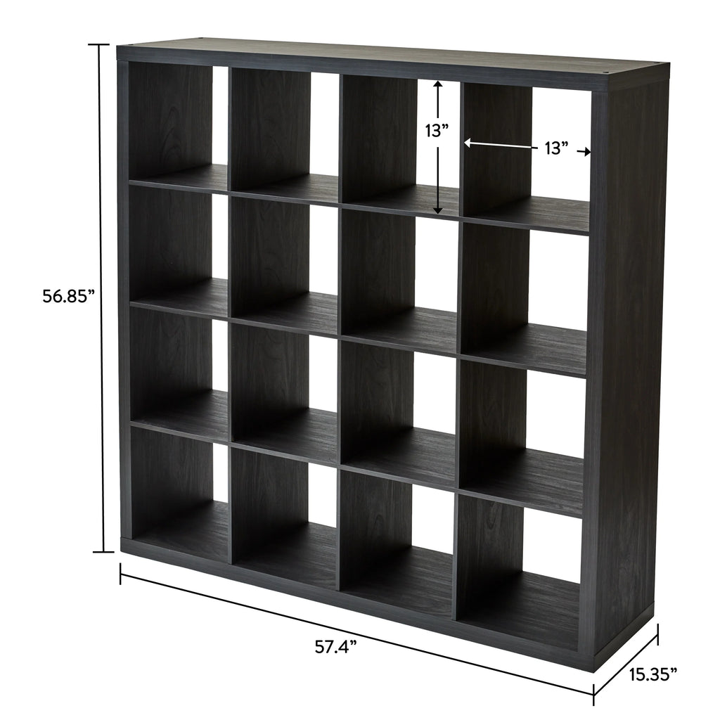 Better Homes & Gardens 16 Cube Storage Organizer, Acorn