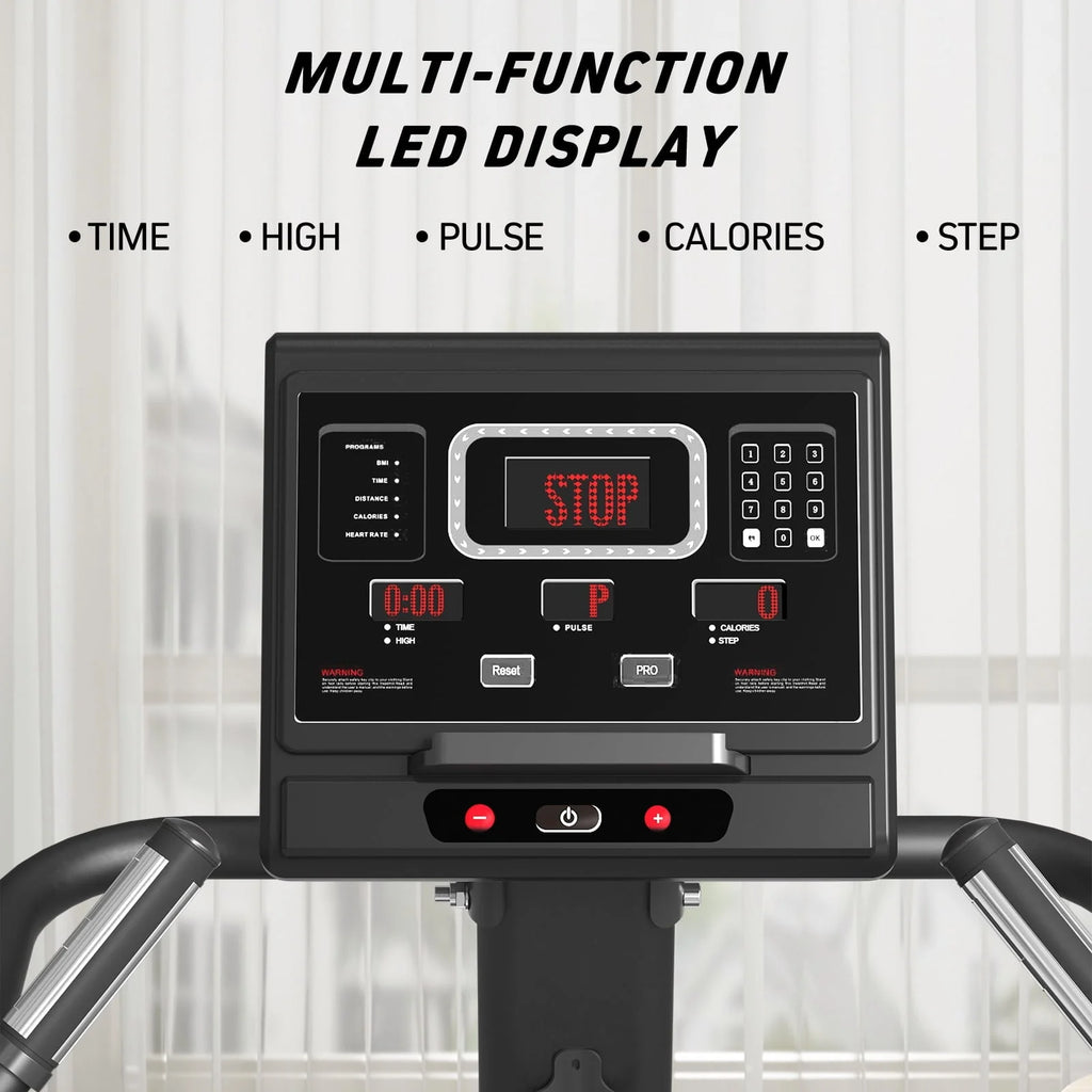 Stairmaster, syedee Stair Stepper with LED Screen, Stepmill Exercise Machine with 12 Workout Programs, 441LBS Step Machine, 24-164 Steps/Minute(Black)