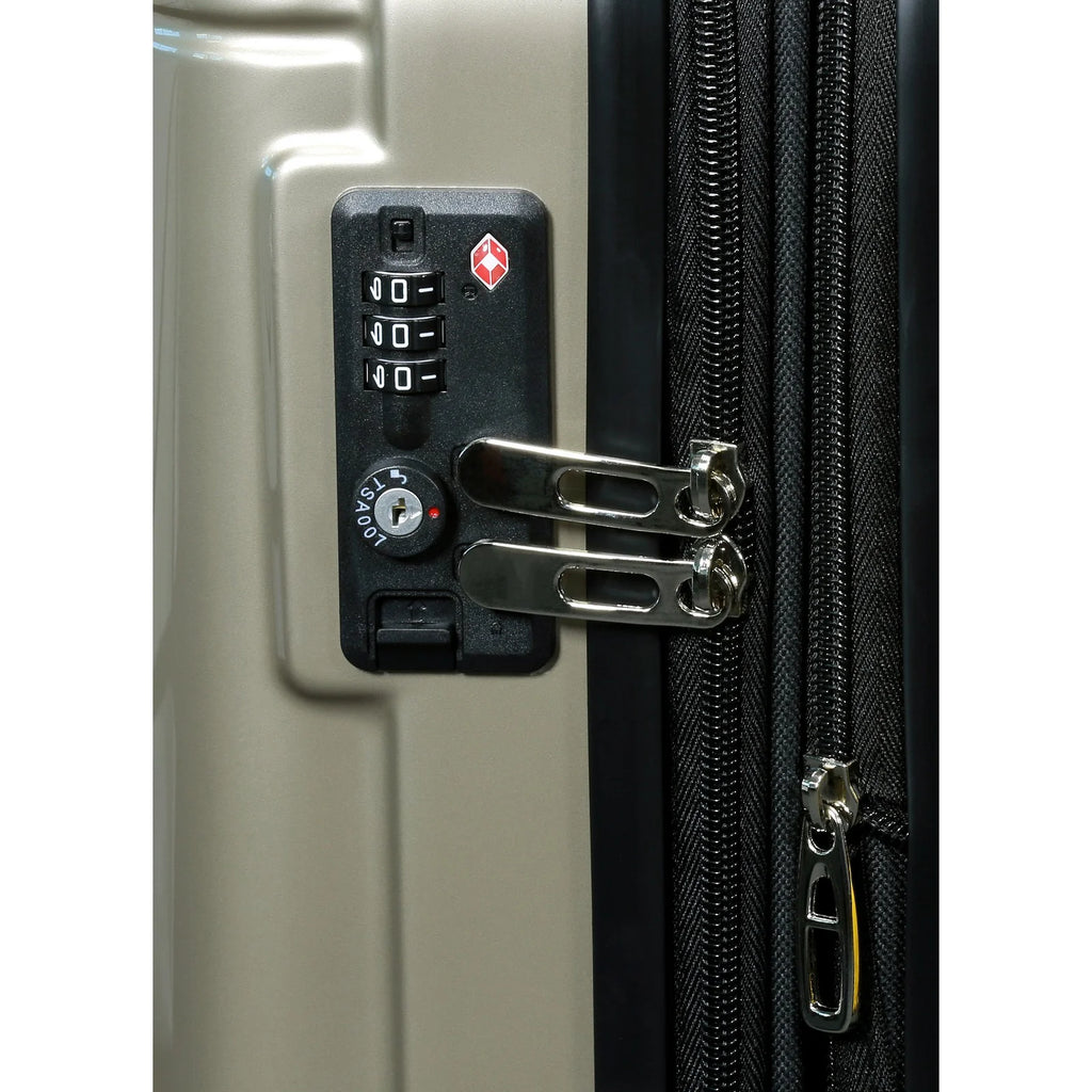 World Traveler Contour Hardside 3-Piece Spinner Luggage Set - Yellow