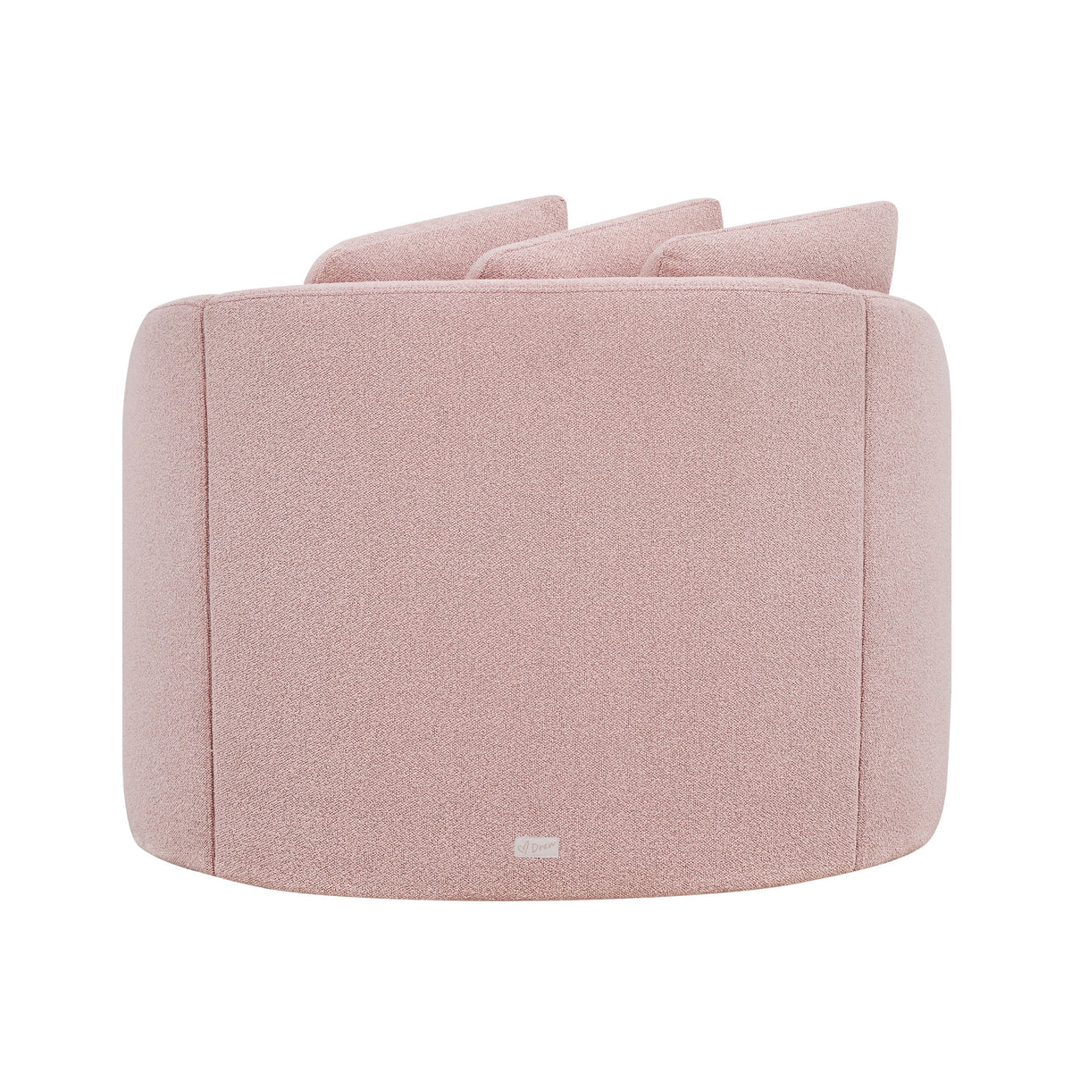 Beautiful Drew Accent Chair by Drew Barrymore, Cream Boucle