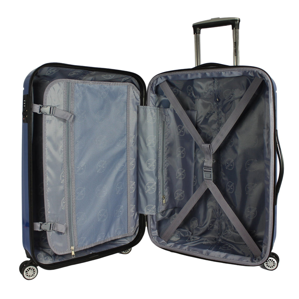 World Traveler Contour Hardside 3-Piece Spinner Luggage Set - Yellow