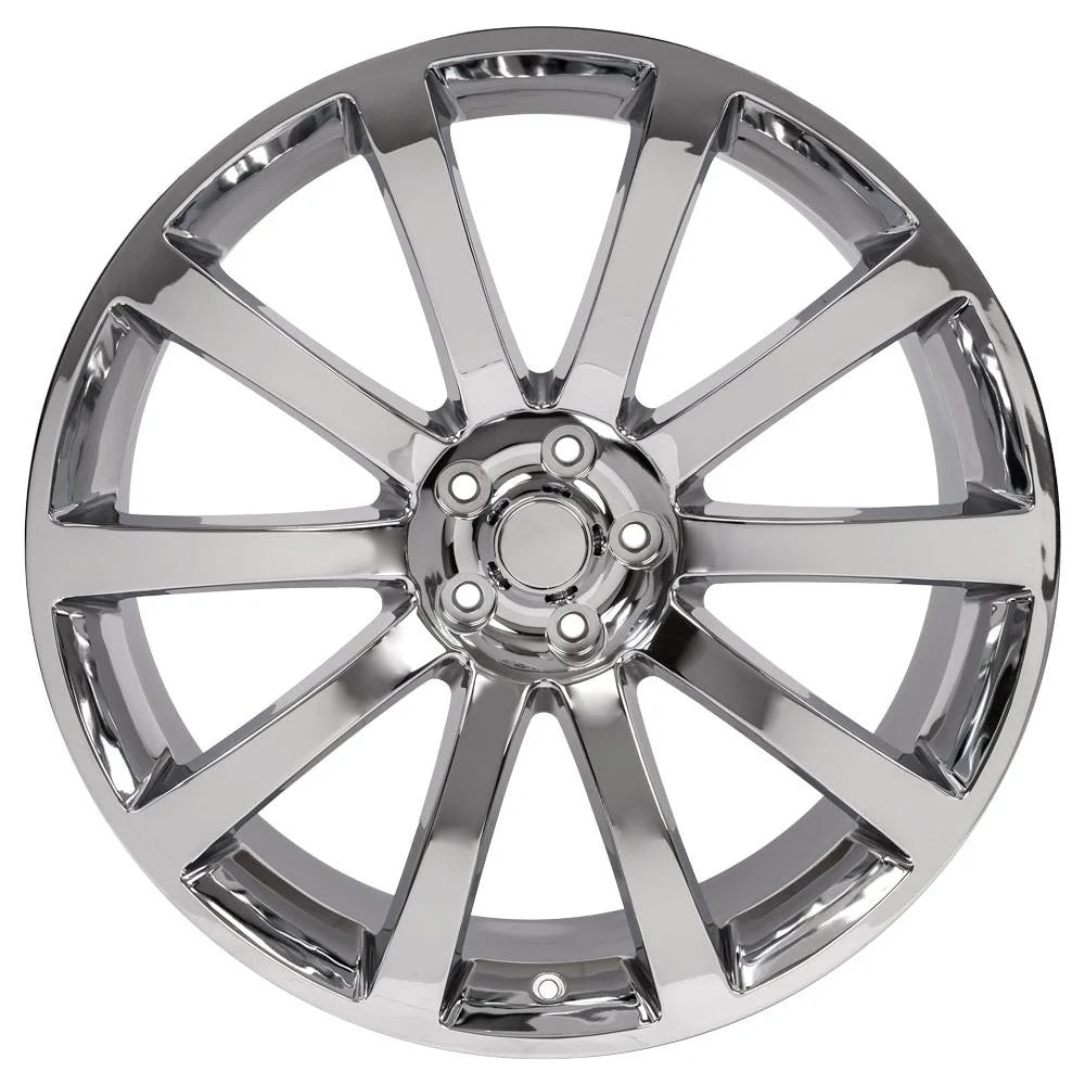 20x9 Wheel Fits Dodge, Chrysler - 300 SRT Style Chrome Rim, Hollander 2253 Fits select: 2005-2006 CHRYSLER 300C, 2006-2022 DODGE CHARGER