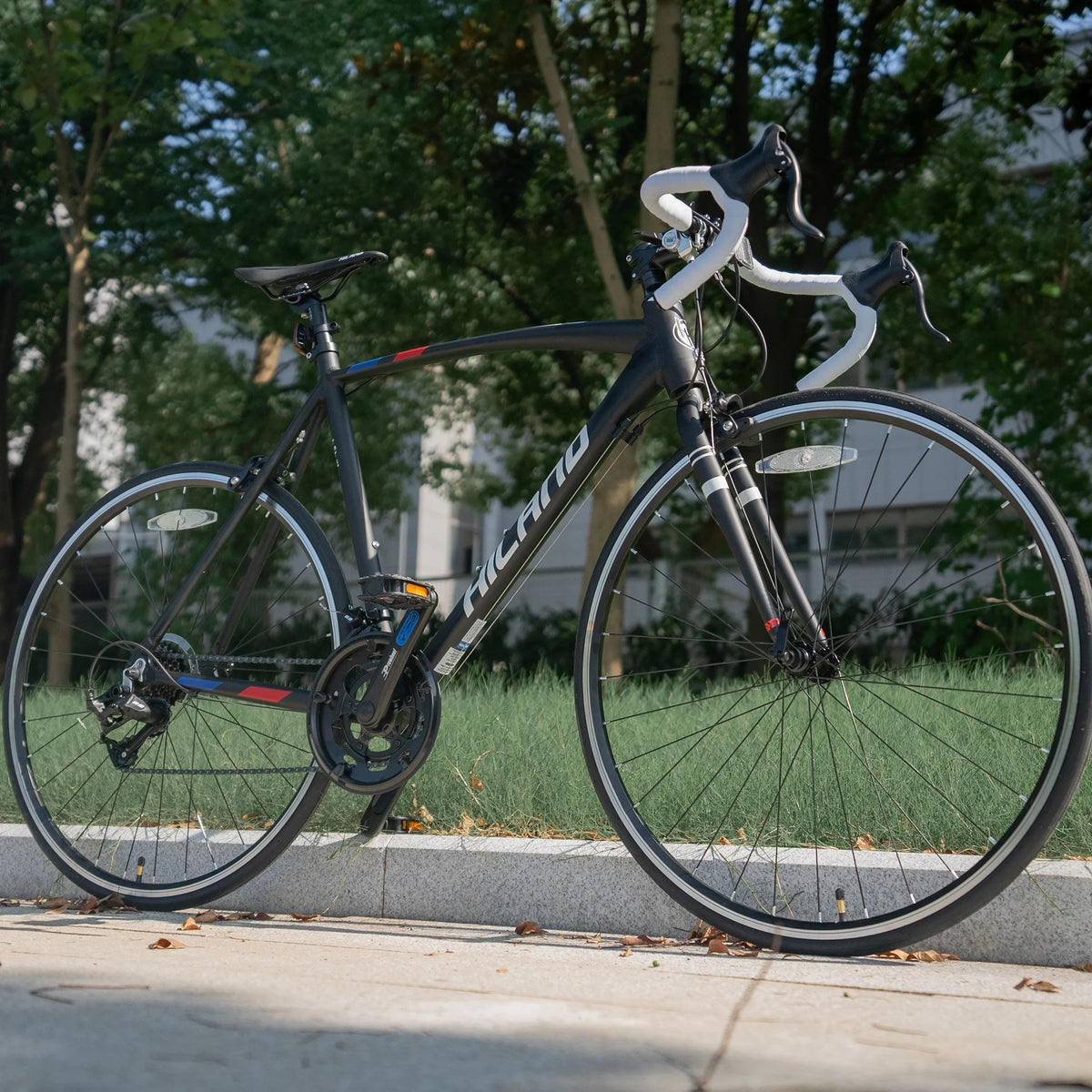 Hiland Road Bike,Shimano 14 Speeds,Light Weight Aluminum Frame,700C Racing Bike for Men