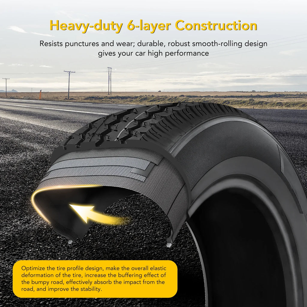 Set of 2 5.30-12 5.30x12 530-12 5.30-12 Trailer Tires with 12" Rims, 5 Lug on 4.5", Load Range C, 6PR