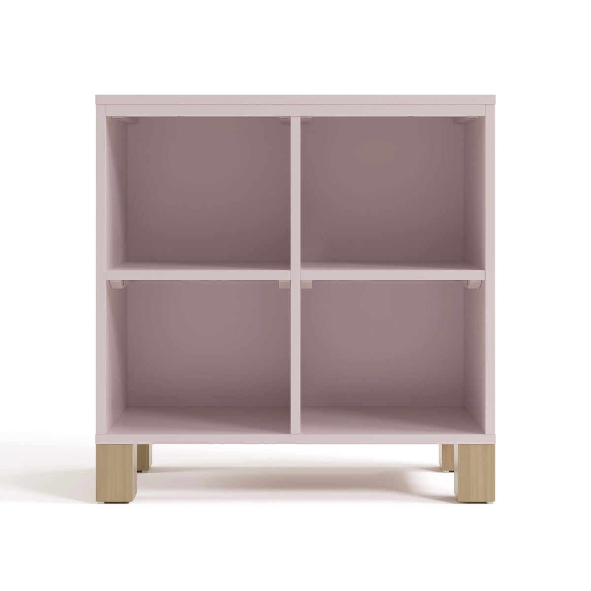 Storkcraft California Cube Organizer Children's Bookcase, Blush with Driftwood