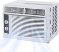 EliteEdge 5000 BTU Window Air Conditioner, Compact AC Unit for Rooms Up to 150 Sq. Ft, Quiet Operation, Fast Cooling, Easy-to-Use Mechanical Controls, Energy Efficient, Includes Installation Kit