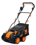 WEN 2 in 1 16�� 15 amp Corded Electric Self Propelled Walk-Behind Dethatcher and Scarifier