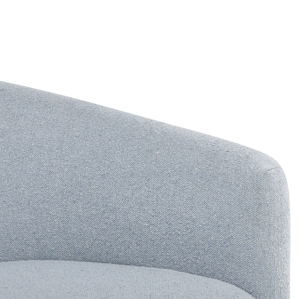 Beautiful Drew Accent Chair by Drew Barrymore, Cream Boucle