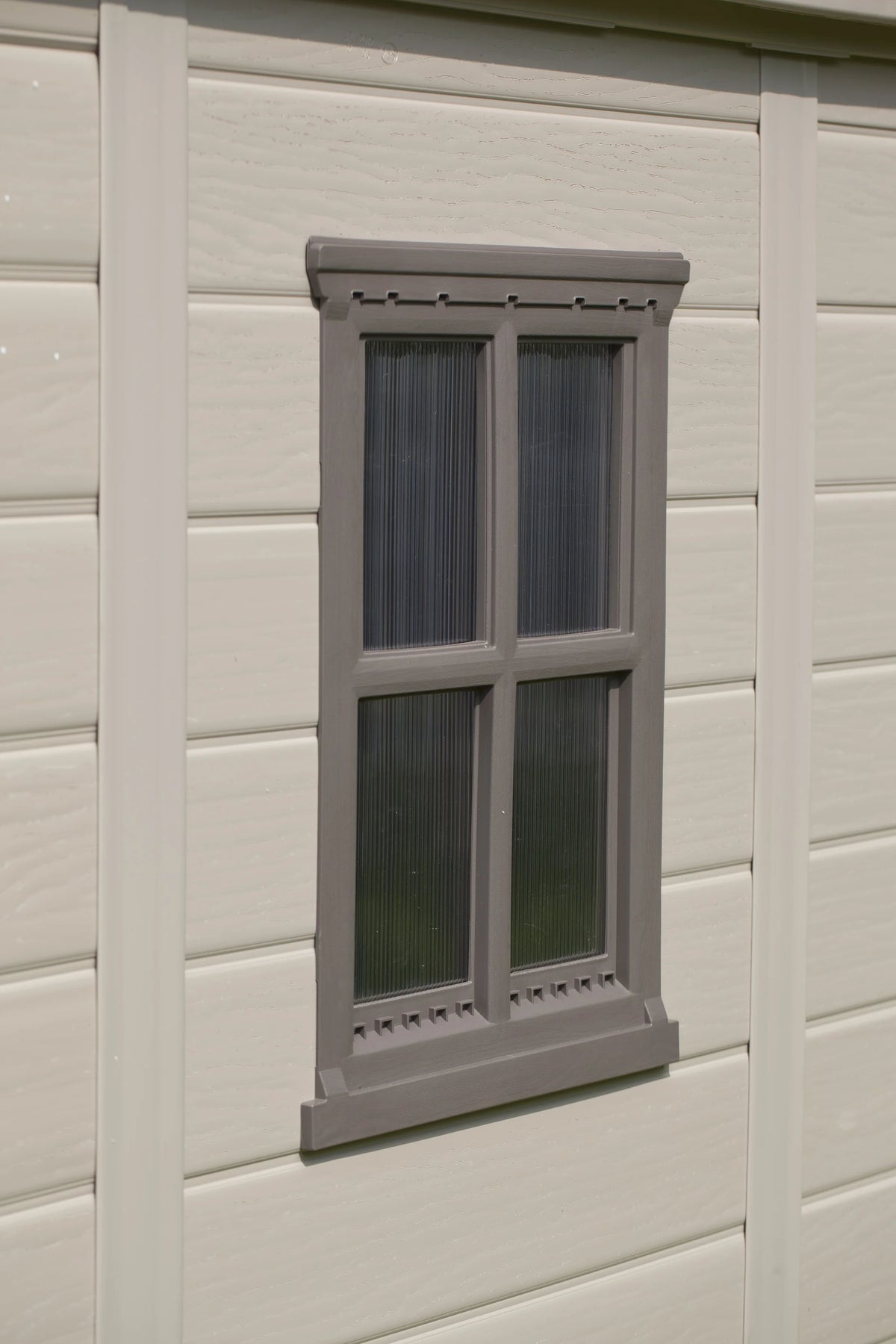 Keter Factor 8 x 11 Foot All Weather Resin Outdoor Storage Shed, Taupe