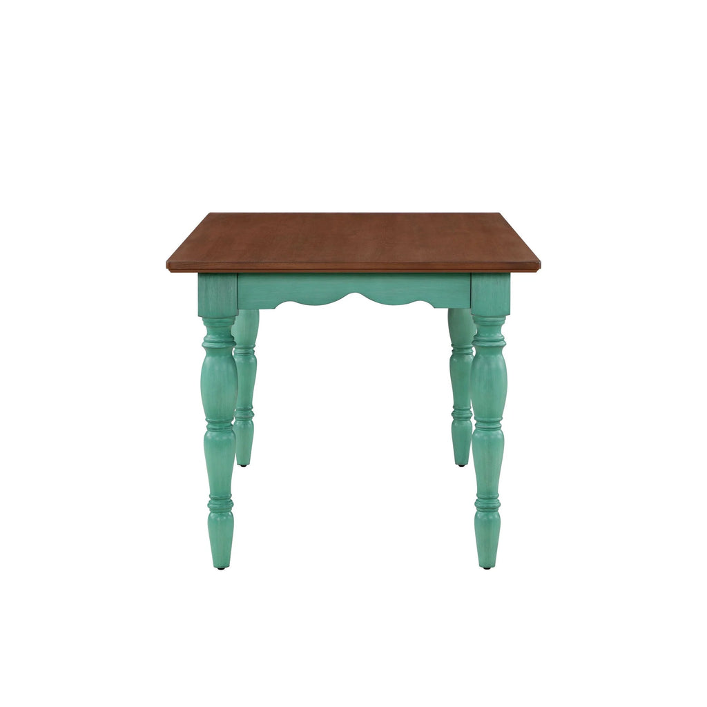 The Pioneer Woman Dining Table Made With Solid Wood Frame, Teal