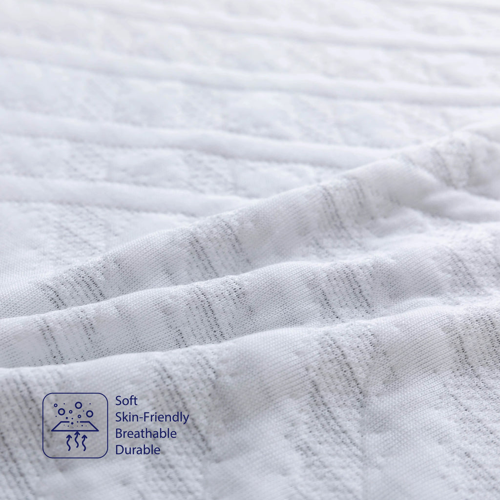 MLILY Ego White 6 inch Full Size Mattress, Memory Foam Mattress in a Box, Medium Firm