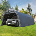 Erommy 12 x 24 FT Heavy Duty Carport, Outdoor Anti-Snow All Covered  Portable Garage with Reinforced All-Steel Frame for Car, Truck, Boat