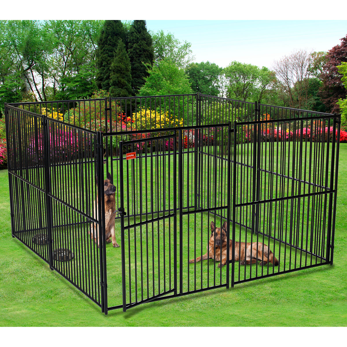 Lucky Dog European Style Kennel with Cover and Frame
