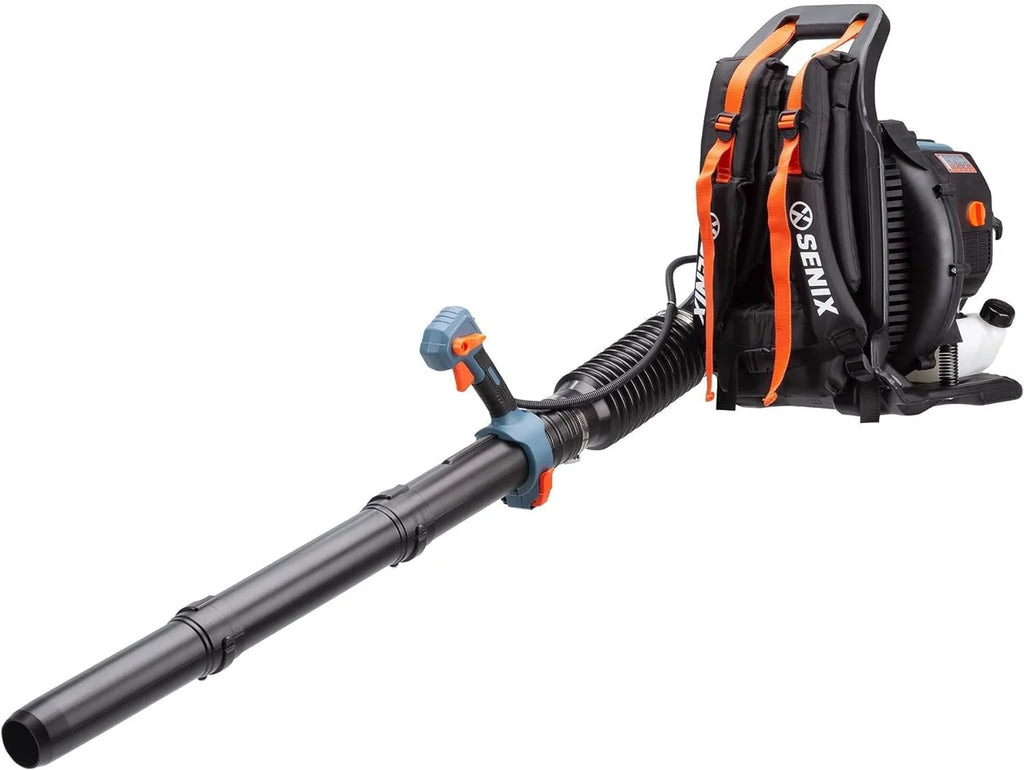 SENIX 4QL 26.5cc 4-Cycle Gas Powered Leaf Blower, 410 CFM/125 MPH, Dual-Grip Handle, Lightweight, BL4QL-L